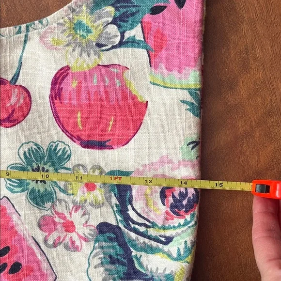 Rare Floral/Fruit Canvas Vera Bradley Tote Bag - Picture 11 of 16